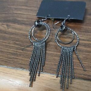 Elegant Silver Dangle Earrings